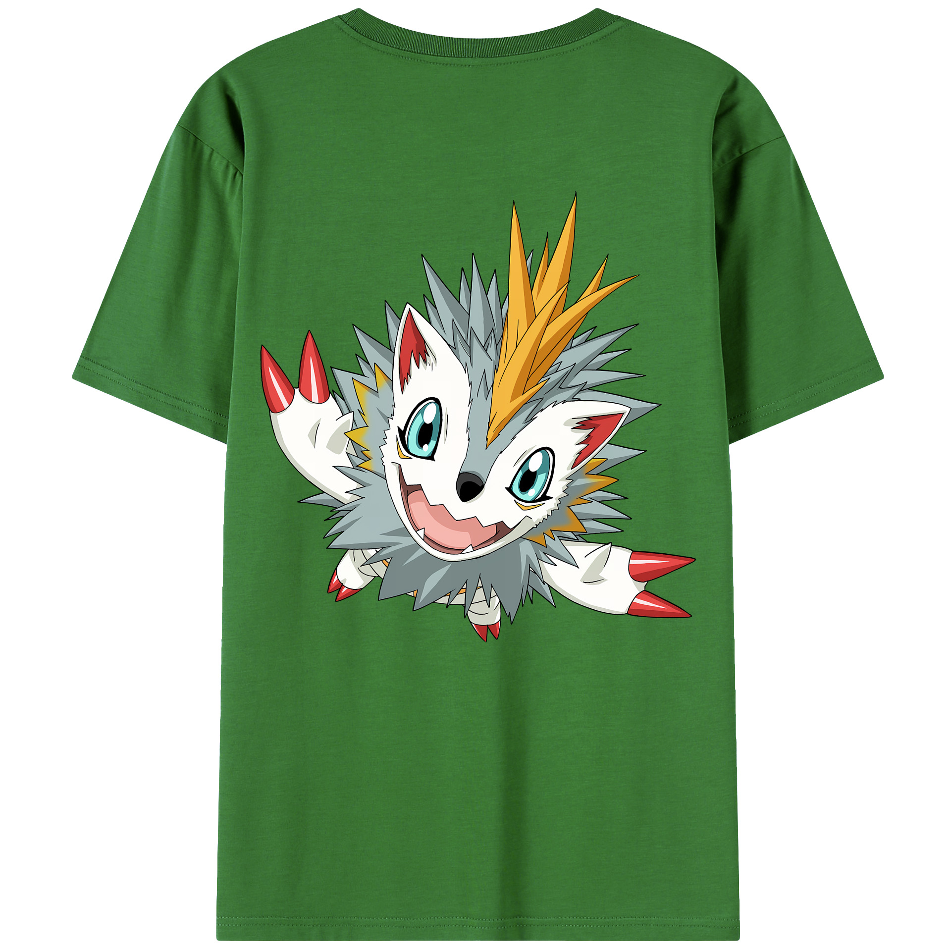 （画像用） Digimon デジタルモンスター/デジモン レディース半袖Tシャツ(バックプリント)